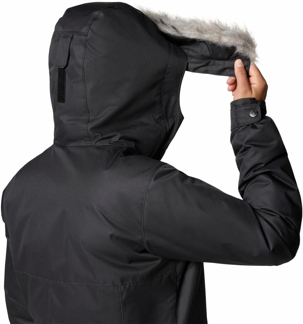 Columbia Women's Suttle Mountain Long Insulated Jacket, 2024 Black, Large