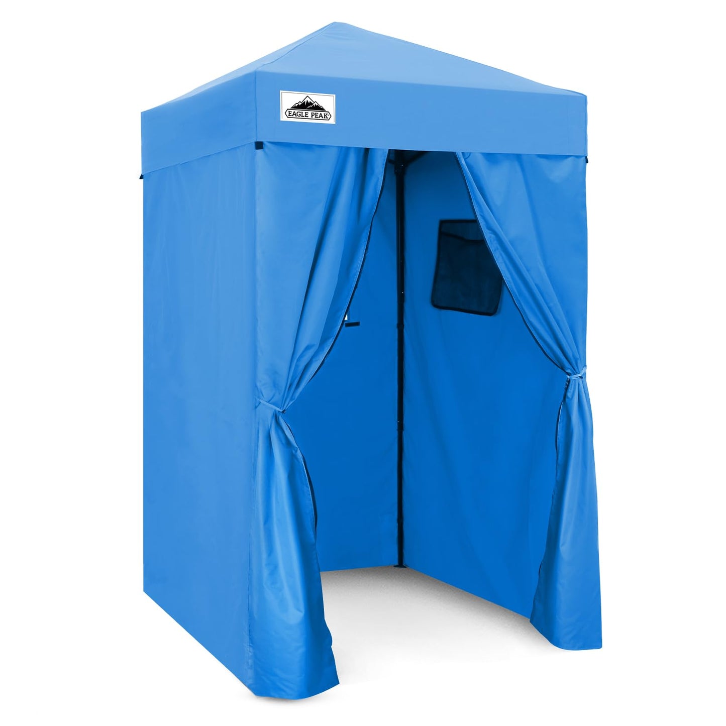 EAGLE PEAK Flex Compact 4x4 Pop-up Canopy Changing Room, Portable Dressing Room, Privacy Changing Tent for Indoor Fashion Photoshoots, Camping, or Pool, Purple