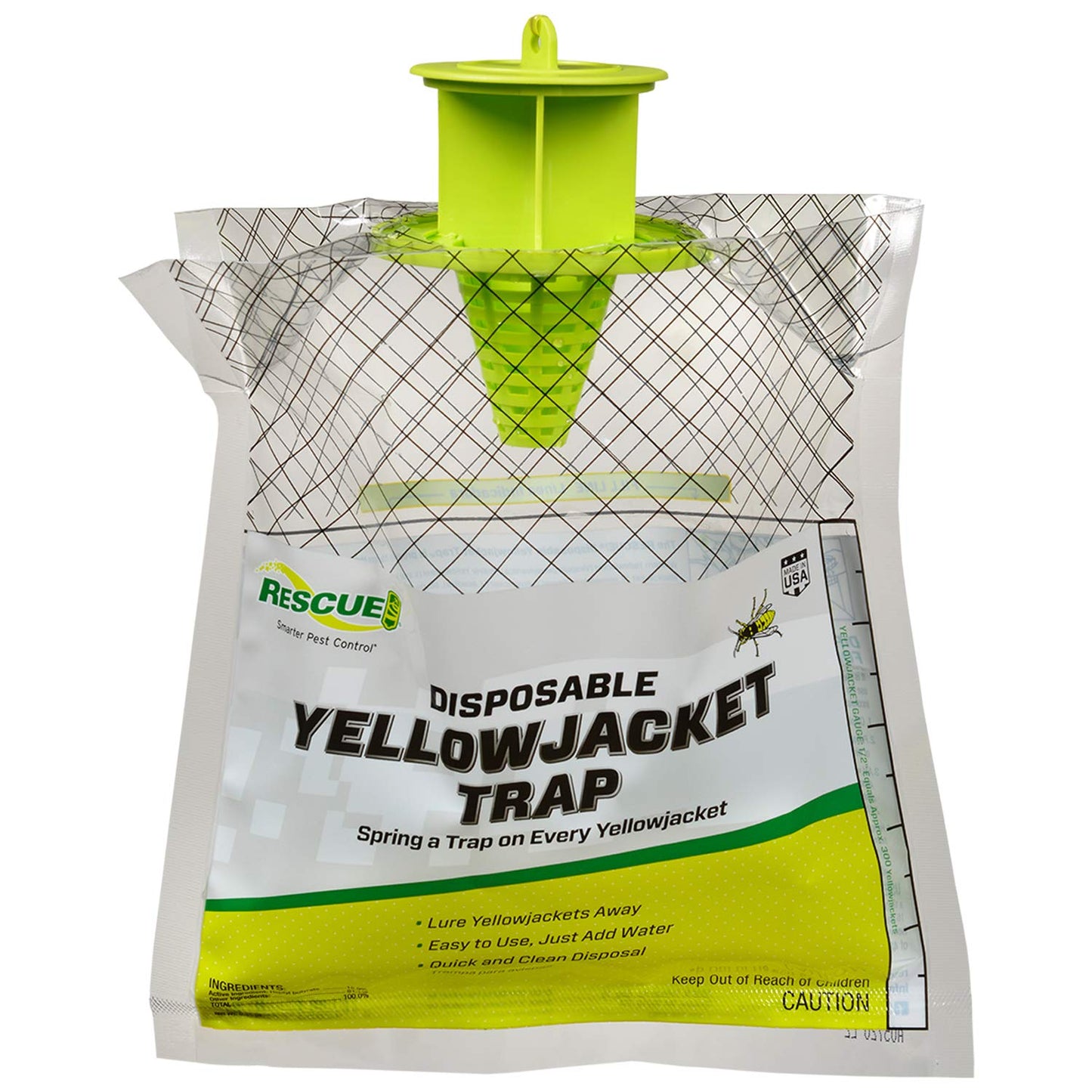 RESCUE! Disposable Summer Yellowjacket Trap - Mountain & Pacific Formula - 6 Traps