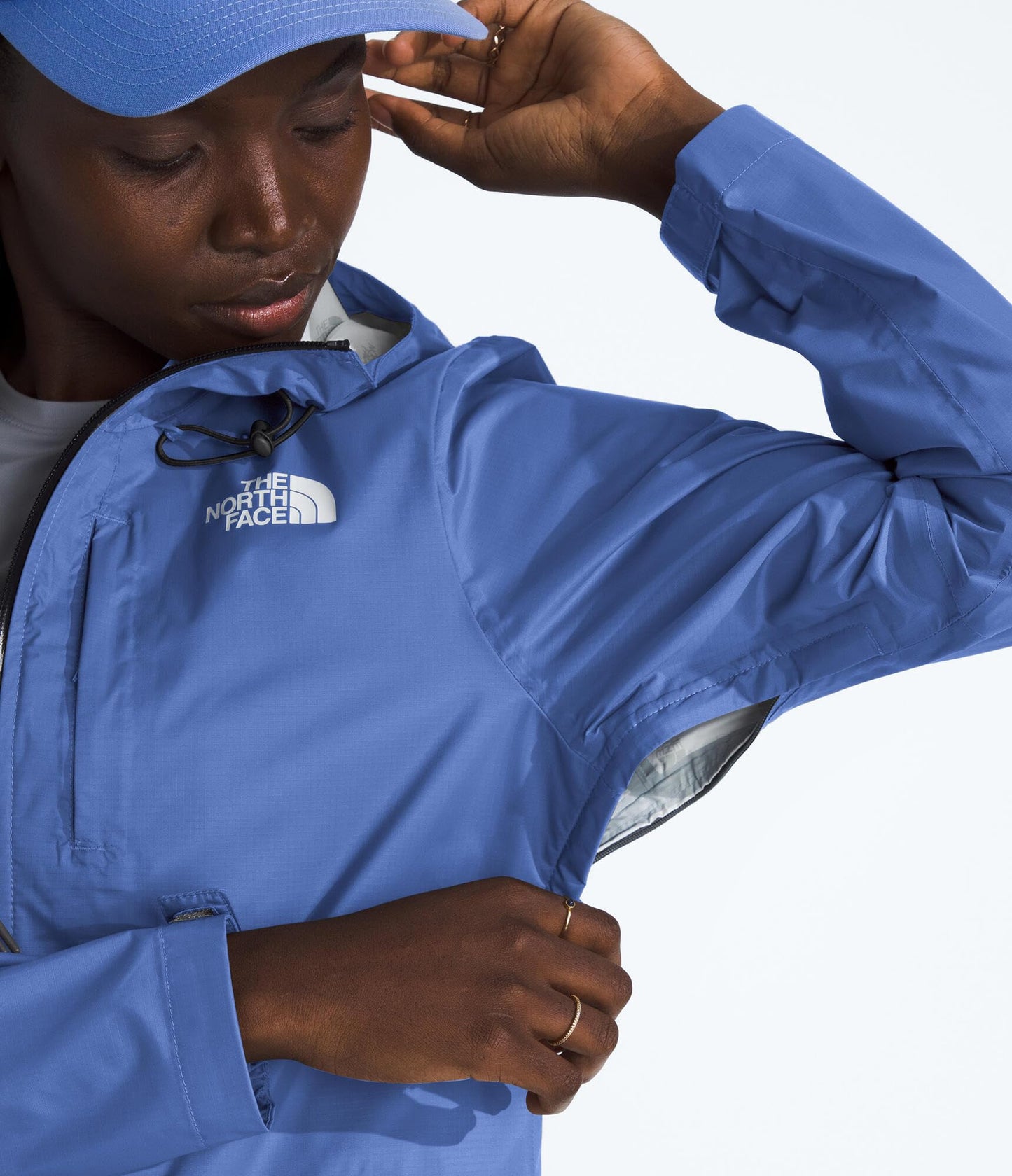 THE NORTH FACE Women's Alta Vista Rain Jacket | 3 Piece Hood With Adjustable Cinch-cord, Waterproof, Breathable