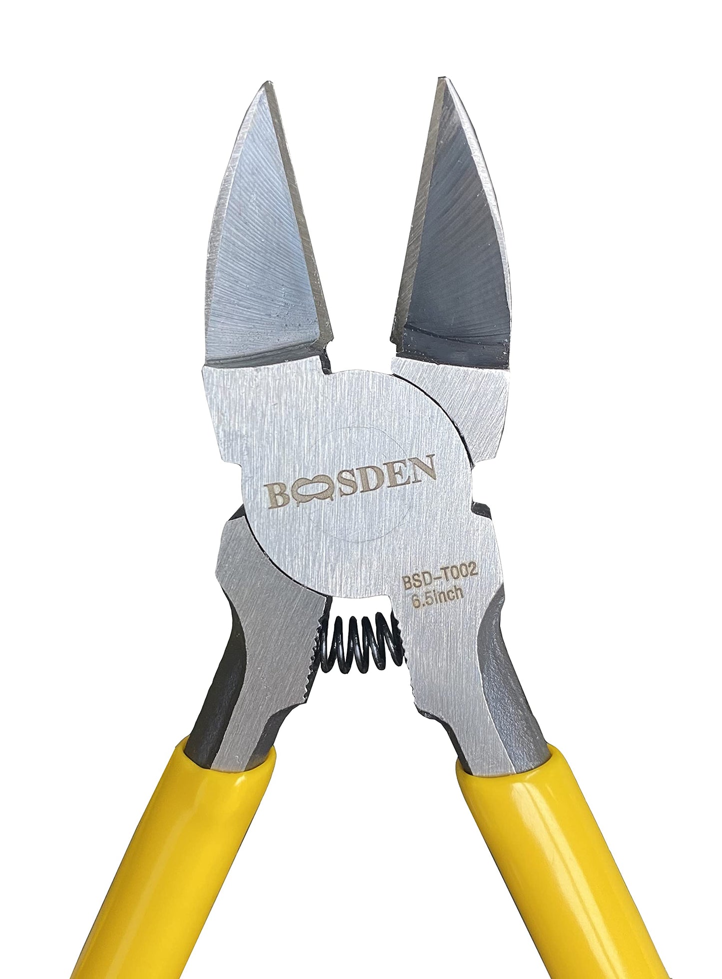 Wire Cutters 10 Pack, 6.5 inch, BOOSDEN Flush Cutters, Spring Loaded Cutting Pliers, Side Cutters, Dykes Cutter, Wire Clippers, Plastic Cutter, Wire Cutters for Jewelry, Floral, Electrical