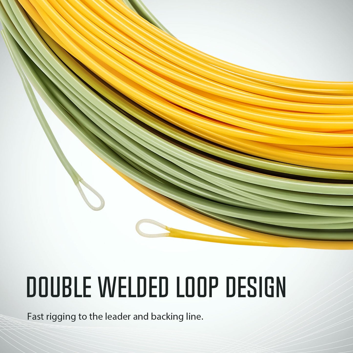 Piscifun Sword Fly Fishing Line with Welded Loop, Weight Forward Floating Fly Line, Available in WF1, WF2, WF3, WF4, WF5, WF6, WF7, WF8, WF9, and WF10 Weights, in Lengths of 90 and 100 Feet