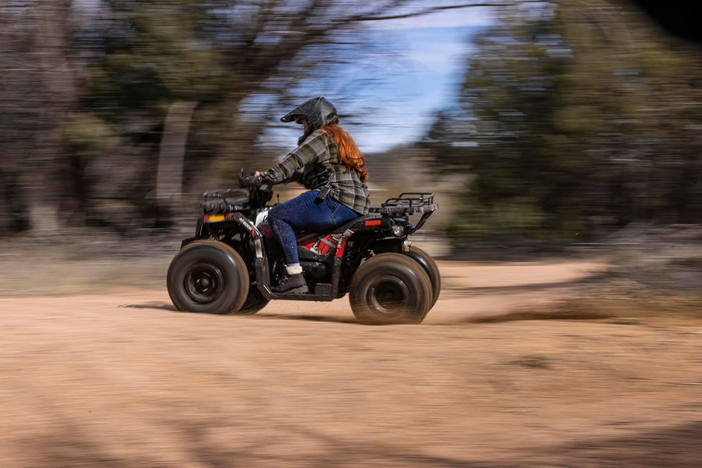 Coleman Powersports AT200R 169cc Gas Powered Adult ATV, Hydraulic Disc Brakes, Independent Suspension, 330 lbs Maximum Load, Heavy-Duty Off-Road Utility Vehicle