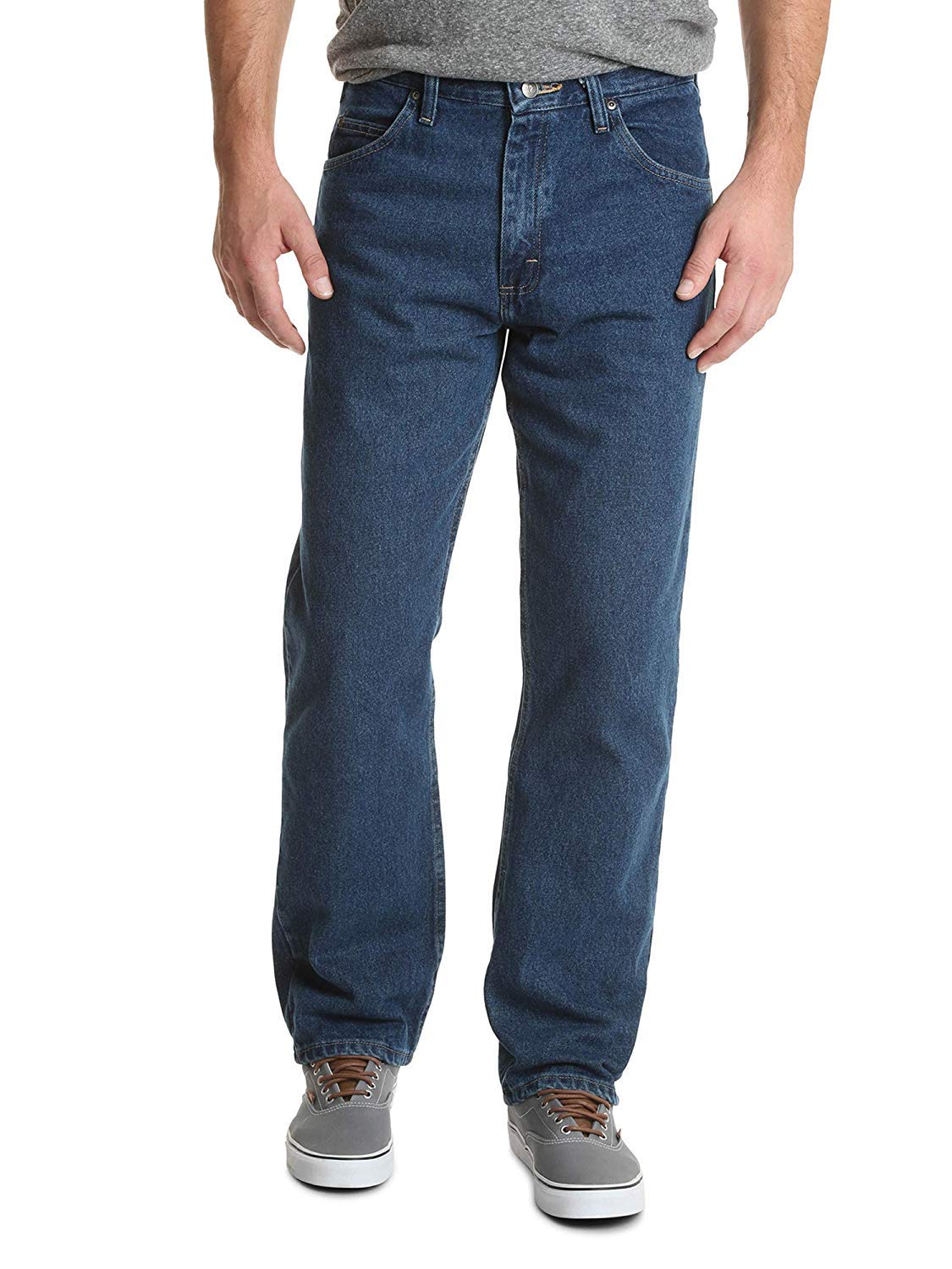 Wrangler Authentics Men's Classic 5-Pocket Relaxed Fit Cotton Jean