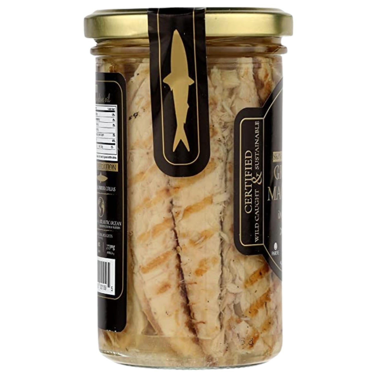 Season Mackerel in Water - Skinless & Boneless, No Salt Added, Wild Caught, Keto Snacks, Canned Mackerel Fillets, Full of Vitamins, Low in Mercury, Kosher, Non-GMO, 20g of Protein - 4.37 Oz, 12-Pack