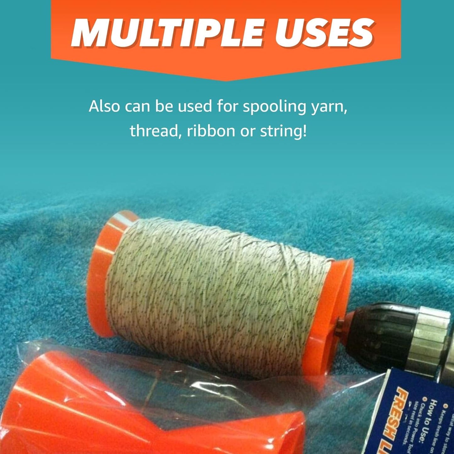 Line Off Stripper Removes Strip Line Fishing Reel Accessories (Orange)