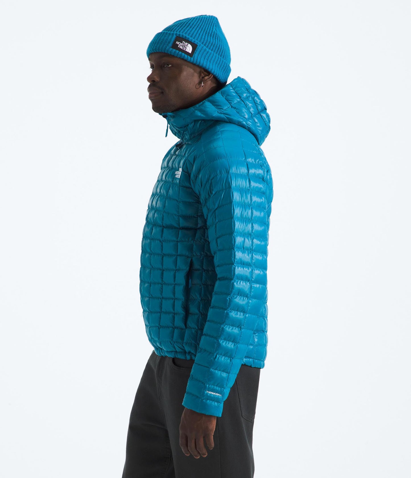 THE NORTH FACE Men's Thermoball Hooded Jacket | Lightweight, Wind & Water Resistant Fabric, Synthetic Insulation