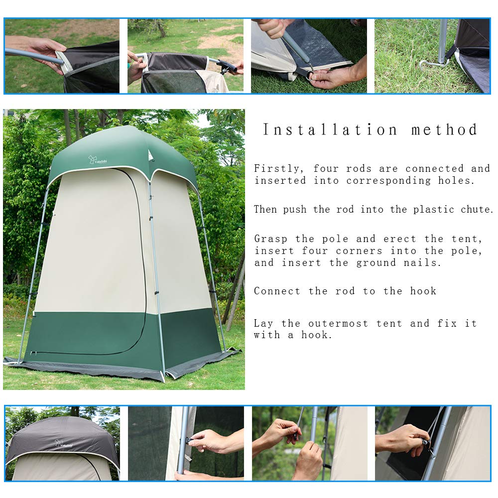 Outdoor Shower Tent Changing Room Privacy Portable Camping Shelters