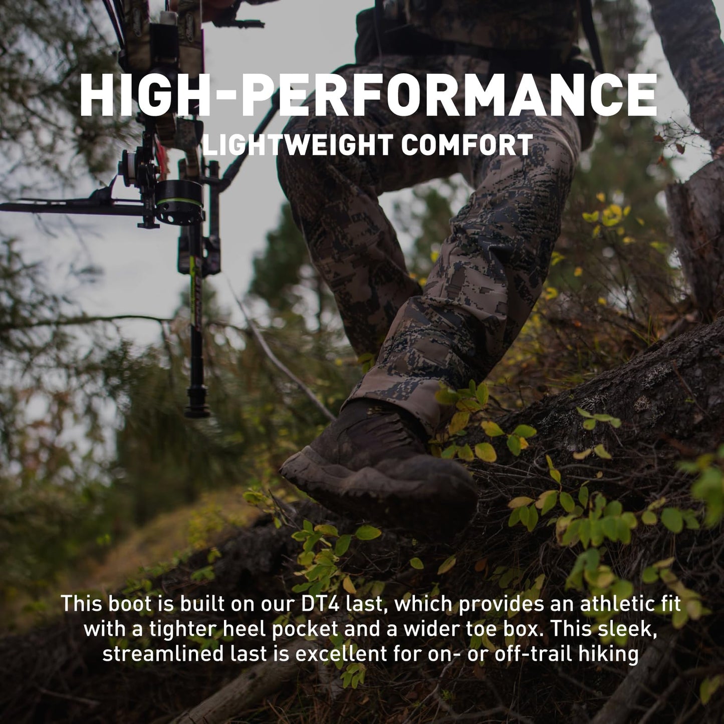 Danner Vital 8” Waterproof Hunting Boots for Men - Abrasion-Resistant Leather & Textile Upper, Shock-Absorbing Footbed & Non Slip Traction Outsole