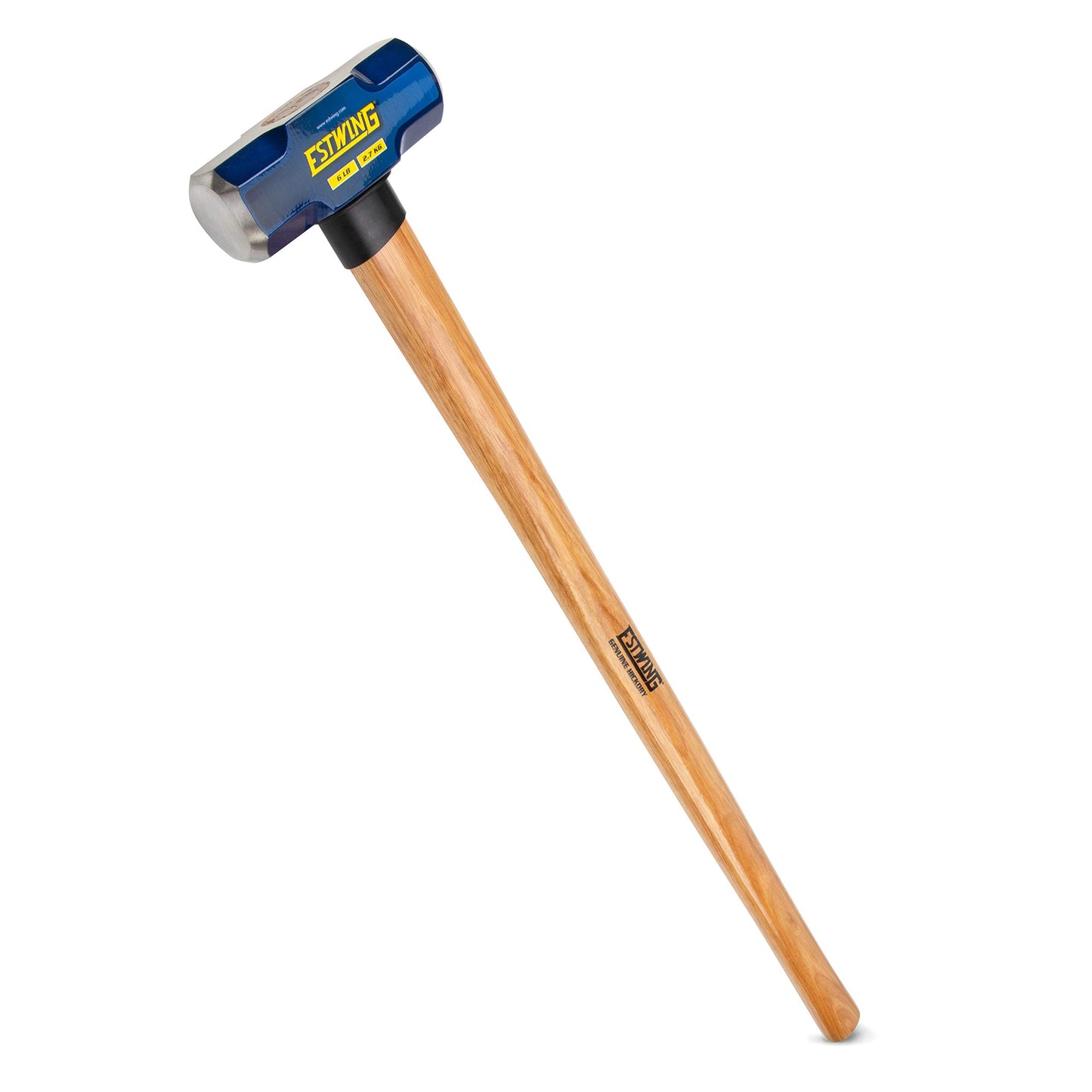 Estwing 16-Pound Hard Face Sledge Hammer for Demolition/Stake Driving, 50-55 HRC, 36-Inch Fiberglass Handle, Overstrike Protection, Textured Grip