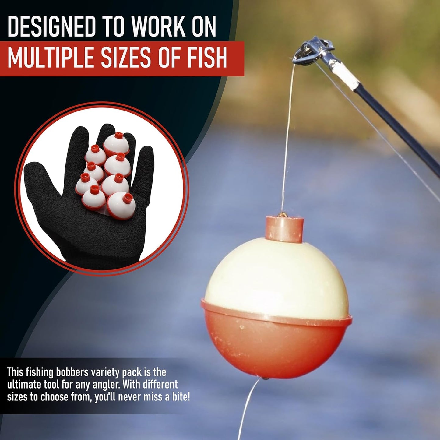 Bobbers for Fishing/Snap on Fishing Bobbers Assortment