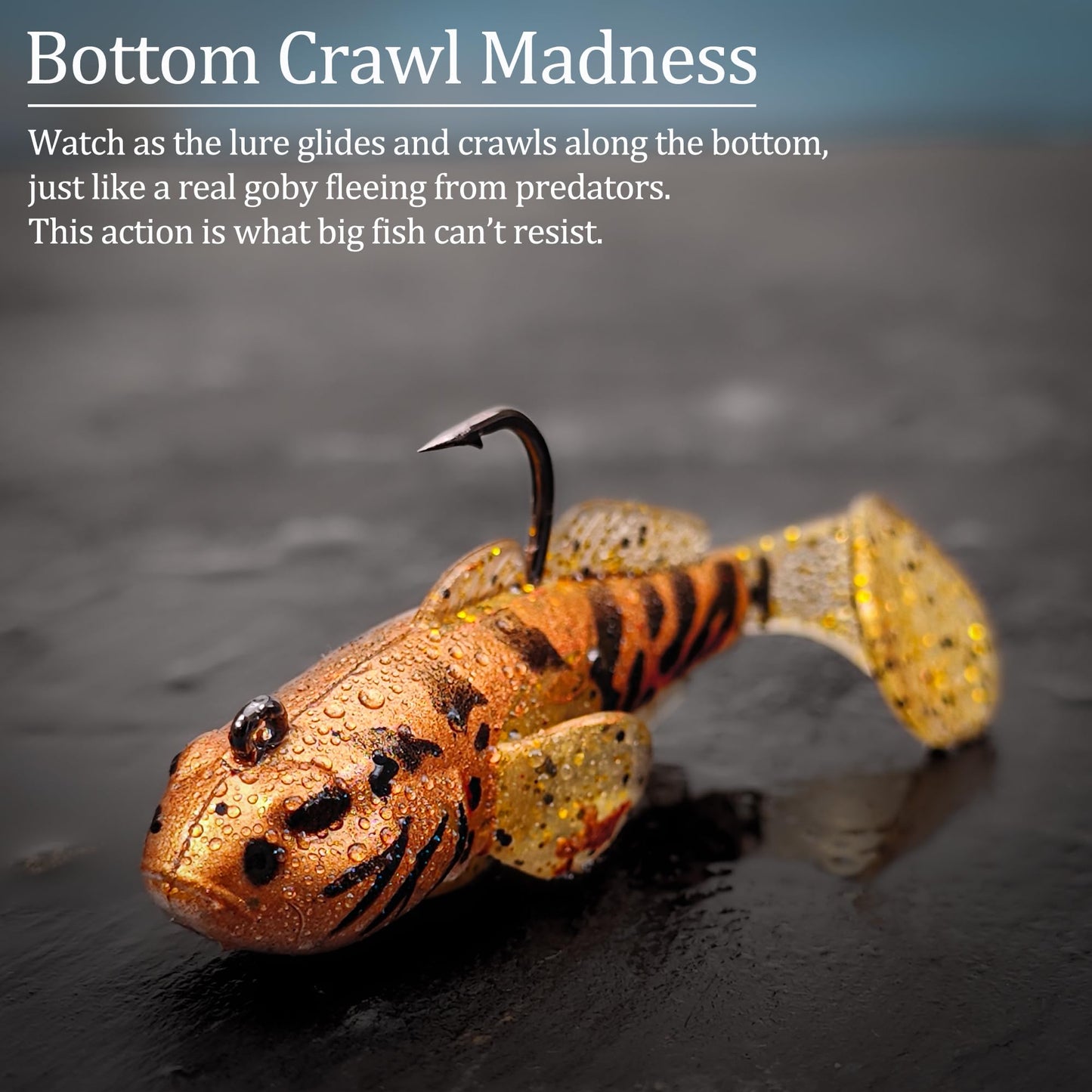 Soft Fishing Lures Shad Minnow Swimbaits, Pre-Rigged Jig Heads Paddle Tail Swim Baits for Bass, Trout, Walleye, Crappie, Sinking Jigs Bait for Saltwater Freshwater, Fishing Gifts for Men