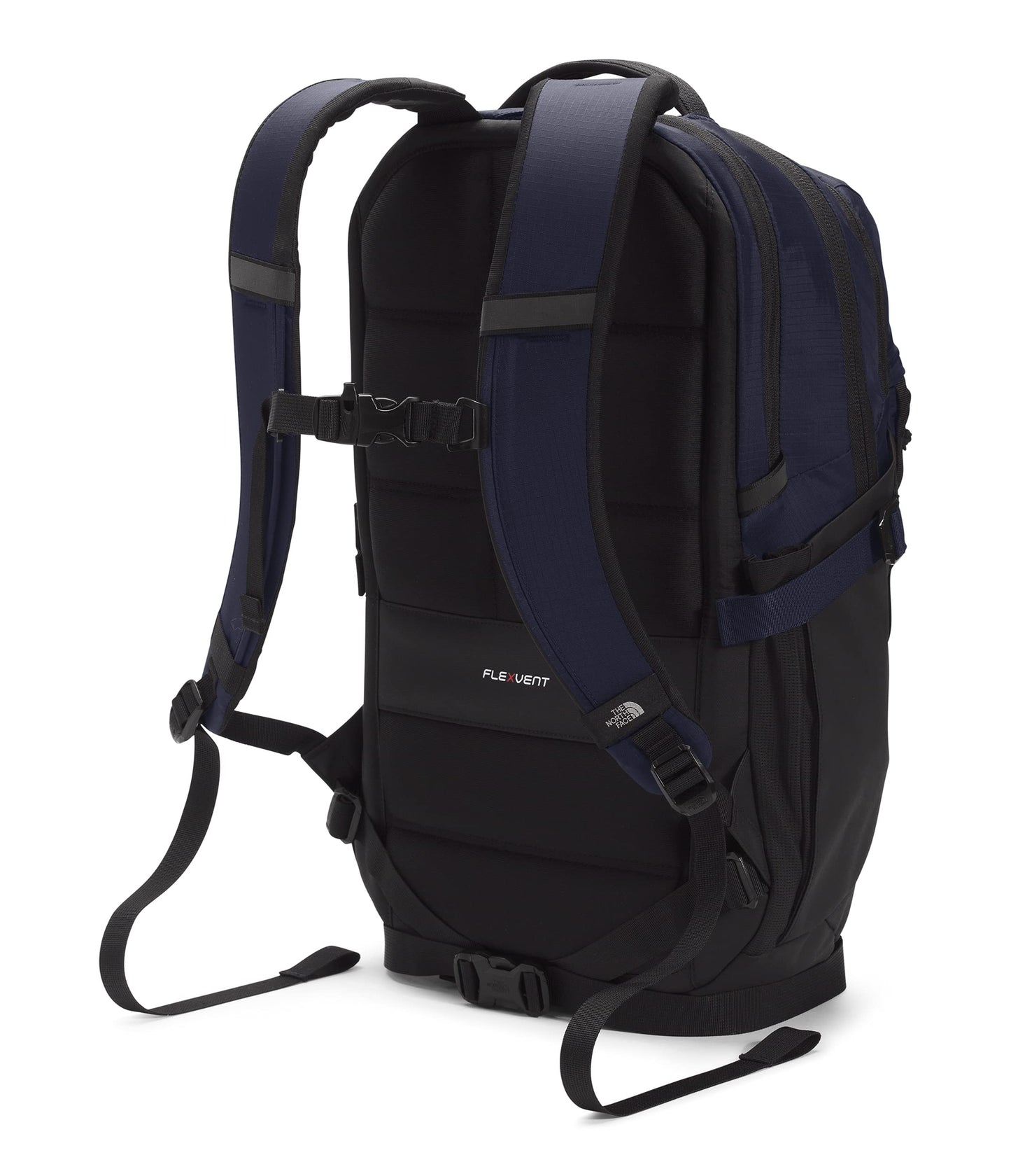 THE NORTH FACE Recon Everyday Laptop Backpack | Daypack with Water Repellent Finish, 16" Laptop Sleeve, 2 Water Bottle Pockets, TNF Black/TNF Black-NPF, One Size