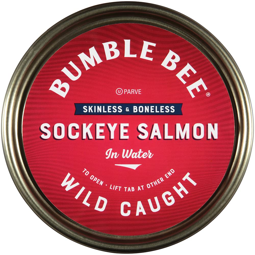 Bumble Bee Smoke Flavored Red Coho Salmon Fillets in Oil, 3.75 oz (Pack of 1) - 19g Protein - Skinless, Boneless - Great for Snacks & Recipes - Gluten Free
