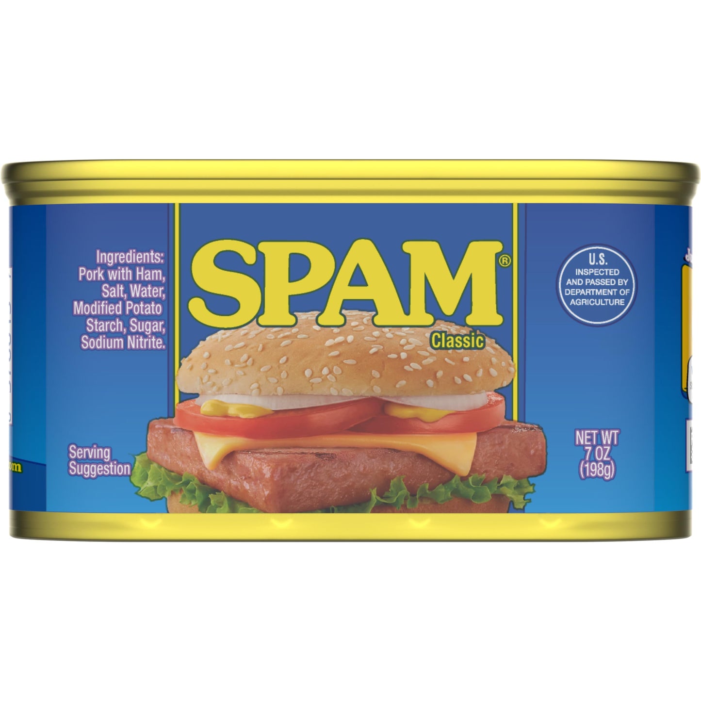 SPAM 25% Less Sodium, 7 oz. can (12-pack)
