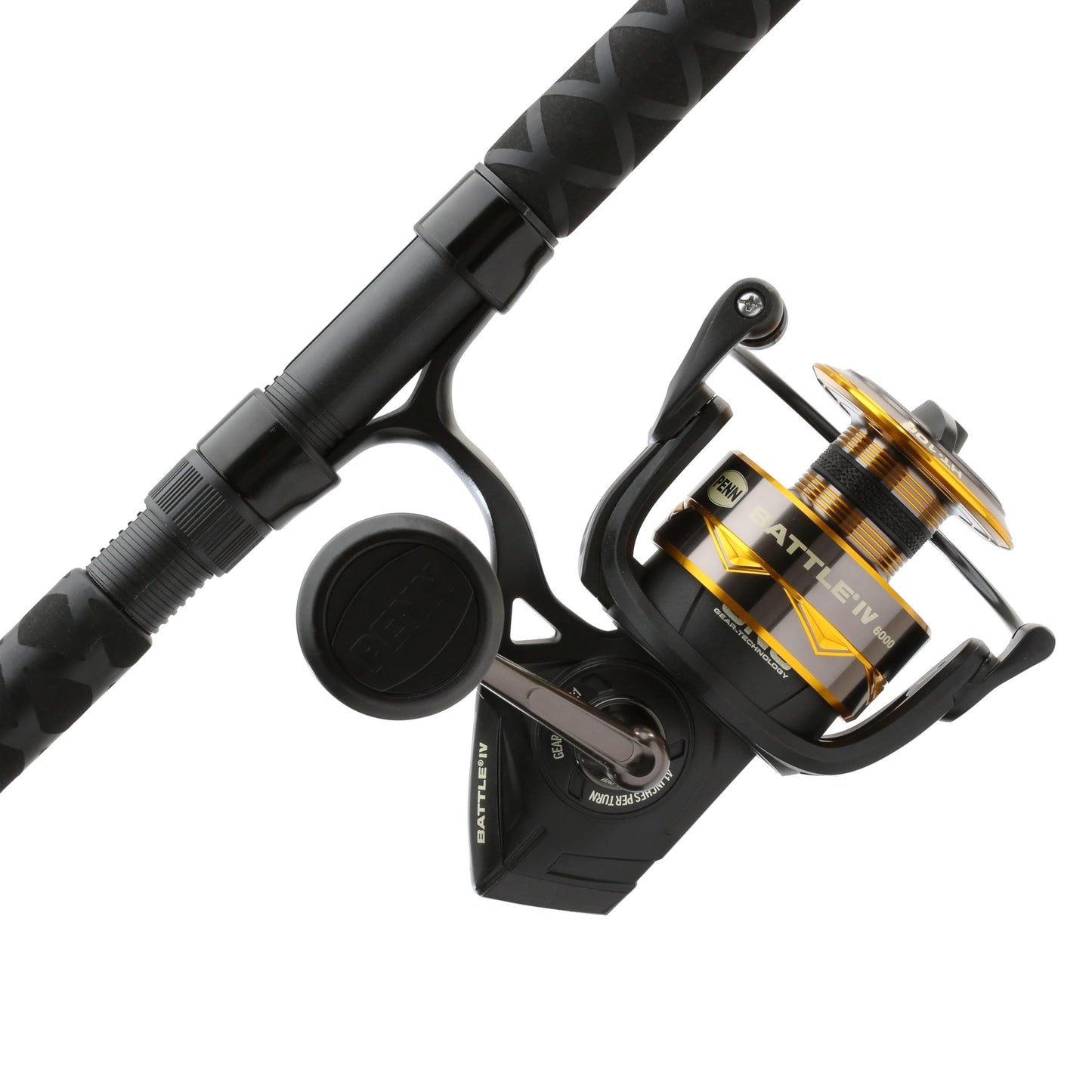PENN Battle IV Spinning Reel and Fishing Rod Combo