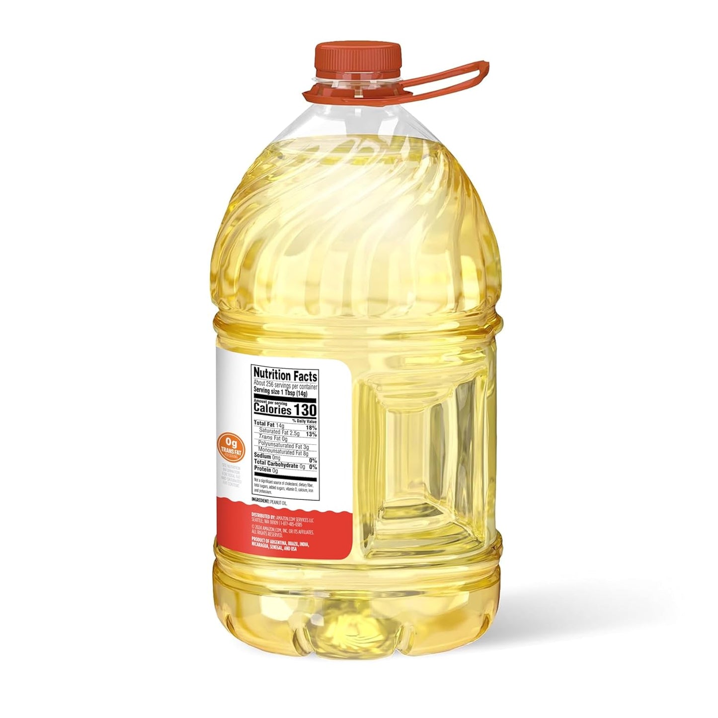 Amazon Grocery, Peanut Oil, 128 Fl Oz (Previously Amazon Fresh, Packaging May Vary)