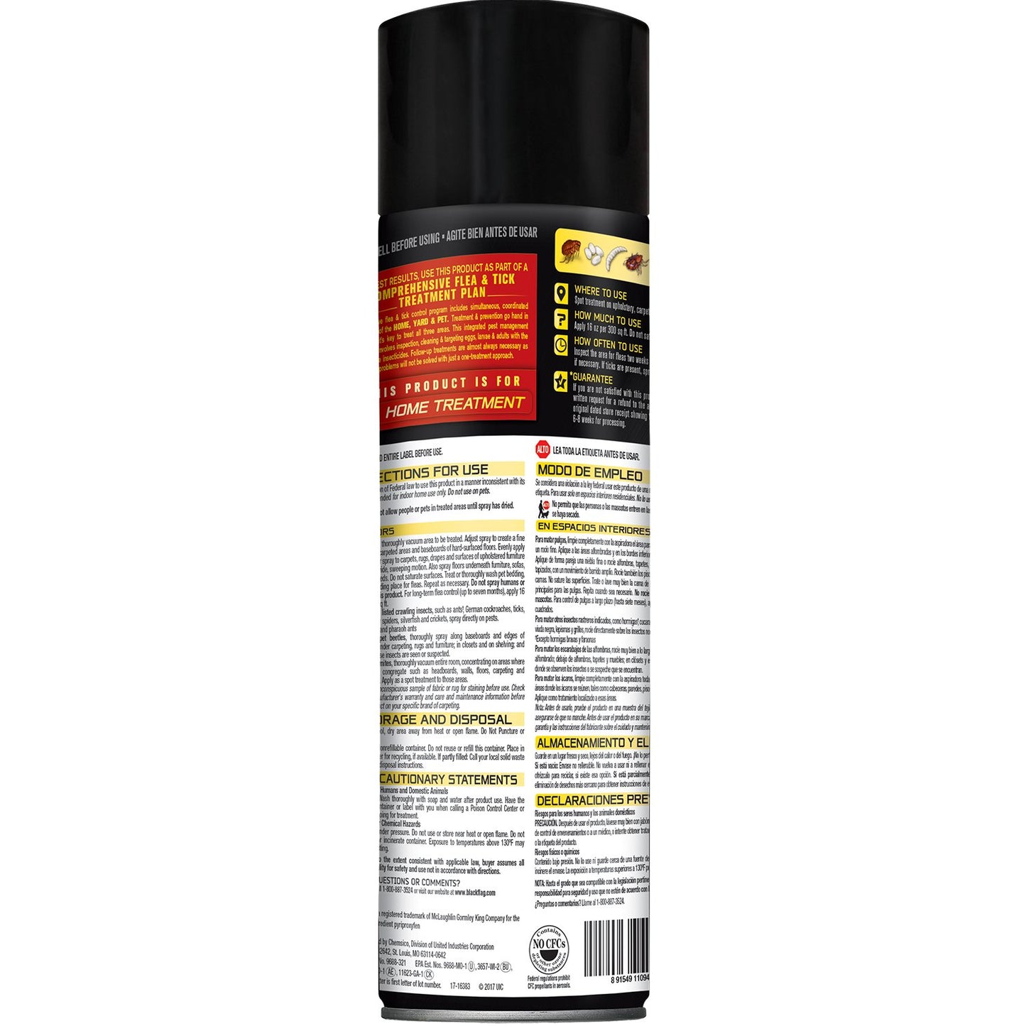Black Flag Extreme Flea Killer Plus Growth Regulator RTU for Insects, 1-gal, 128 Oz