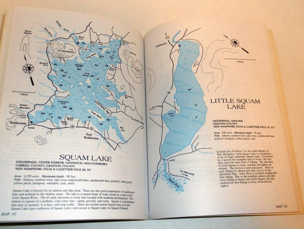 New Hampshire Fishing Maps