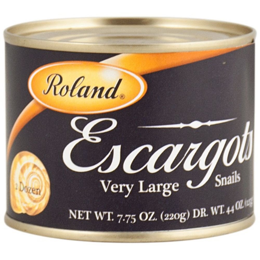 Roland Foods Escargot Snails, Very Large, 7.75 Ounce, Pack of 12