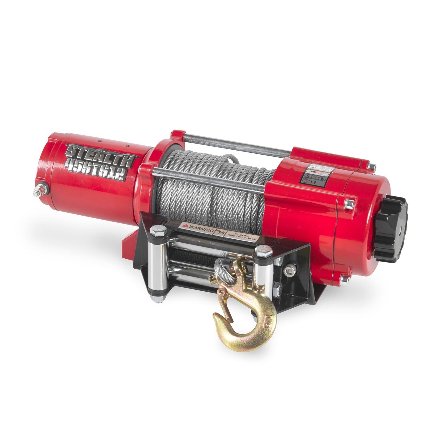 Stealth Winches 13500lb Truck Winch 12V Electric Winch with 2 Wireless remotes and Steel Rope, Perfect for SUV Towing Trailer Winch, Hook, Weatherproof, with Roller Fairlead, Heavy Duty