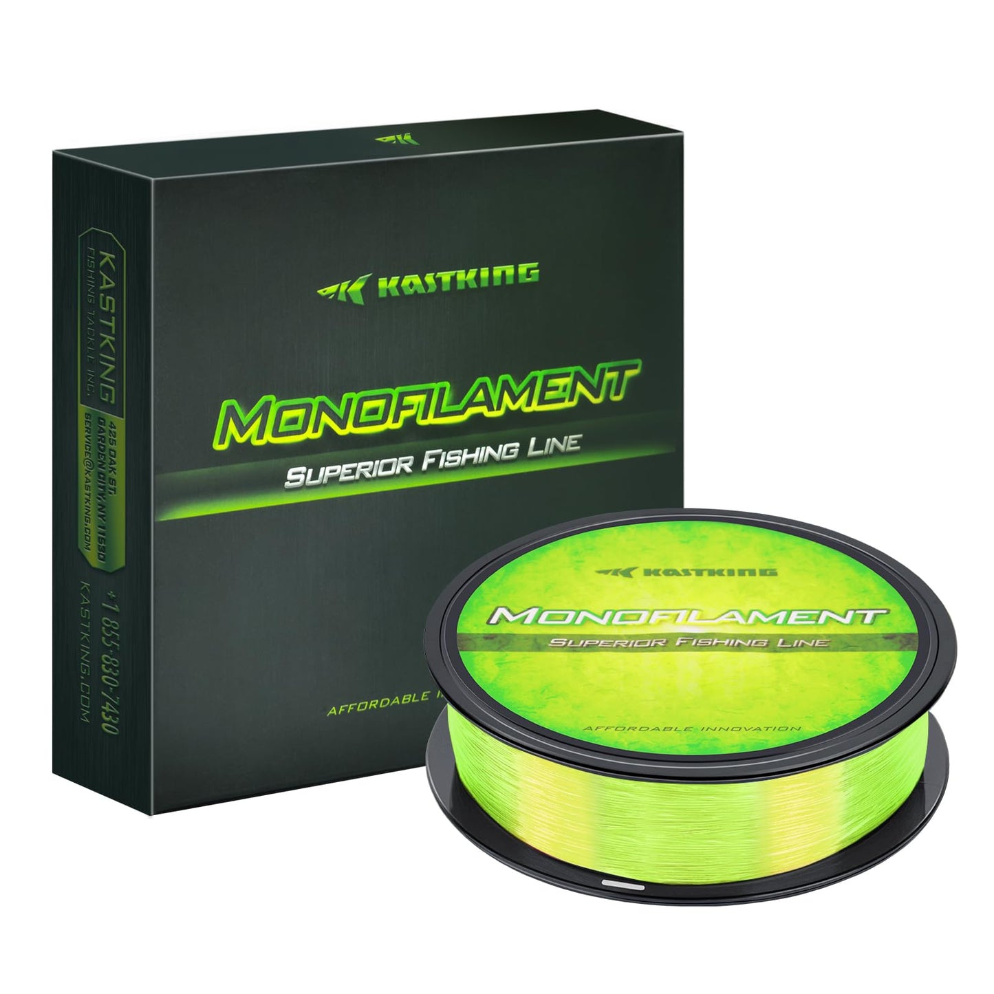 KastKing World's Premium Monofilament Fishing Line - Paralleled Roll Track - Strong and Abrasion Resistant Mono Line - Superior Nylon Material Fishing Line - 2015 ICAST Award Winning Manufacturer