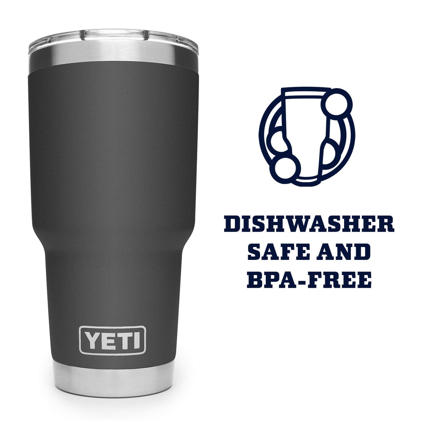 YETI Rambler 30 oz Stainless Steel Vacuum Insulated Tumbler w/MagSlider Lid, Seafoam