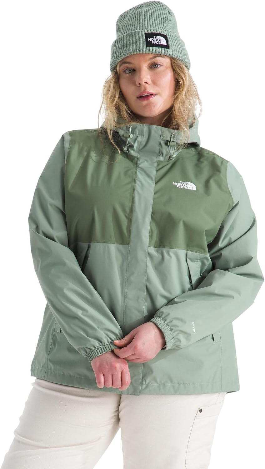 THE NORTH FACE Women's Antora Waterproof Jacket (Standard & Plus Size) | Breathable Rain Coat With Hood & Alpine Zip Pockets