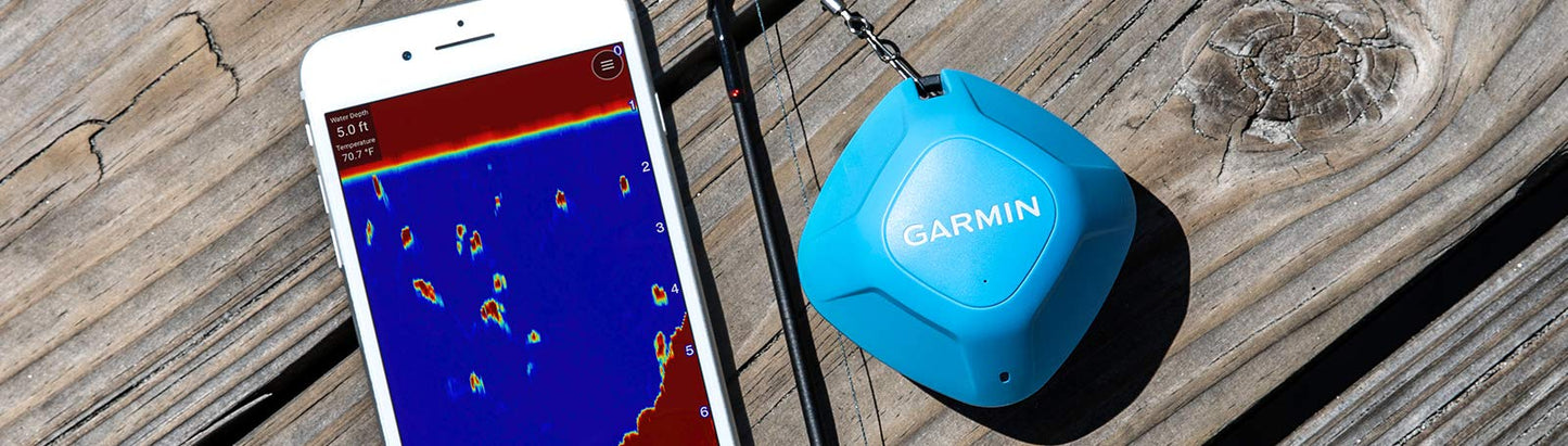 Garmin Striker Cast, Castable Sonar, Pair with Mobile Device and Cast from Anywhere, Reel in to Locate and Display Fish on Smartphone or Tablet (010-02246-00)