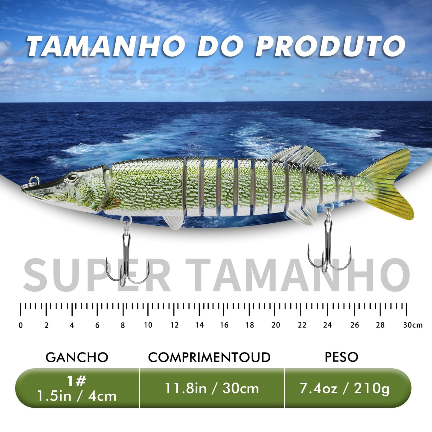 TRUSCEND Swimmax for Freshwater and Saltwater, Lifelike Fishing Lures for Bass Trout Crappie Walleye Pike Bluegill Salmon, Swimbait for Bass Fishing, Amazing Fishing Gear Gifts for Family Fishing