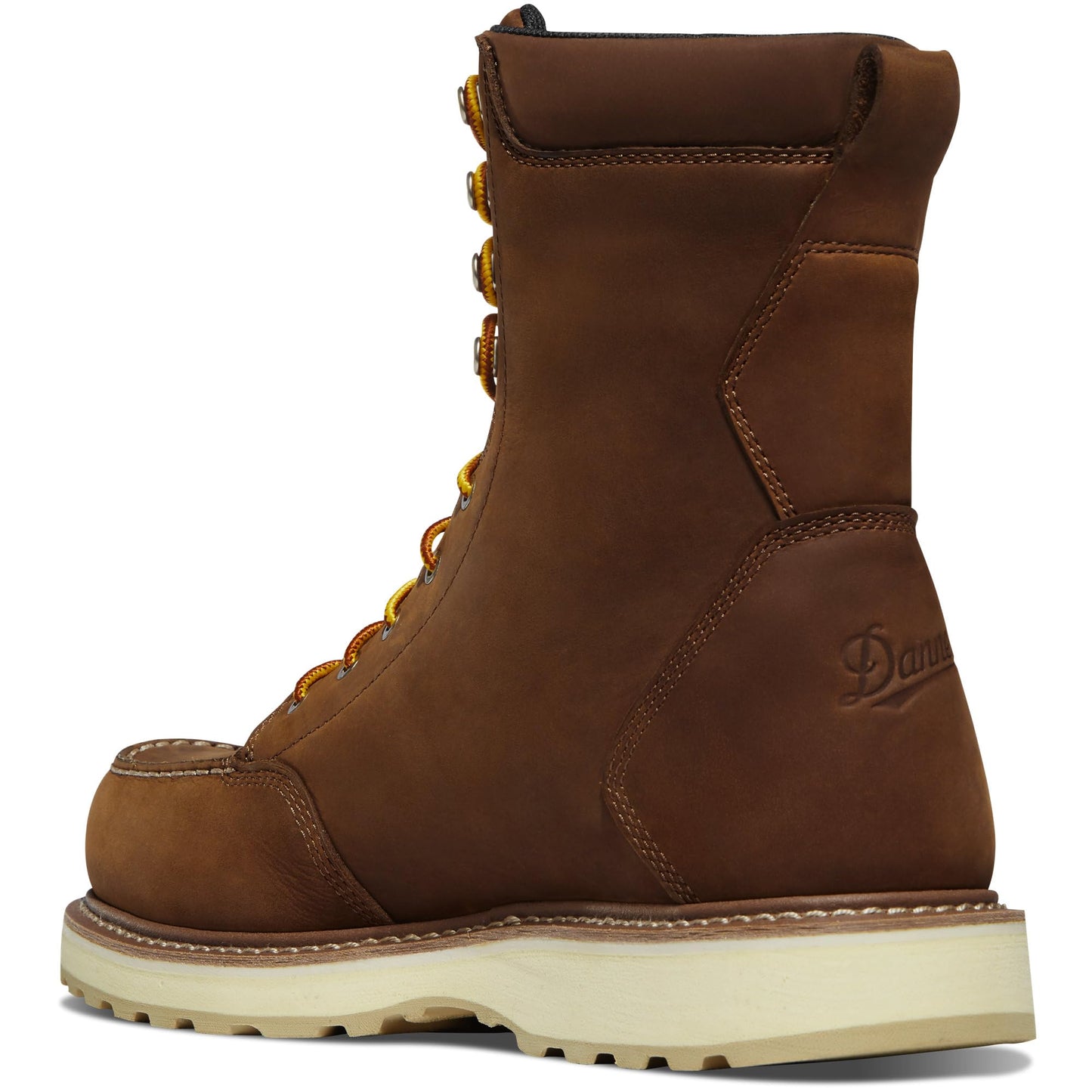 Danner Cedar River 8” Waterproof Work Boots for Men - Premium Leather with Breathable Lining, Comfort Footbed & Non Slip Rubber Outsole, EH Resistant