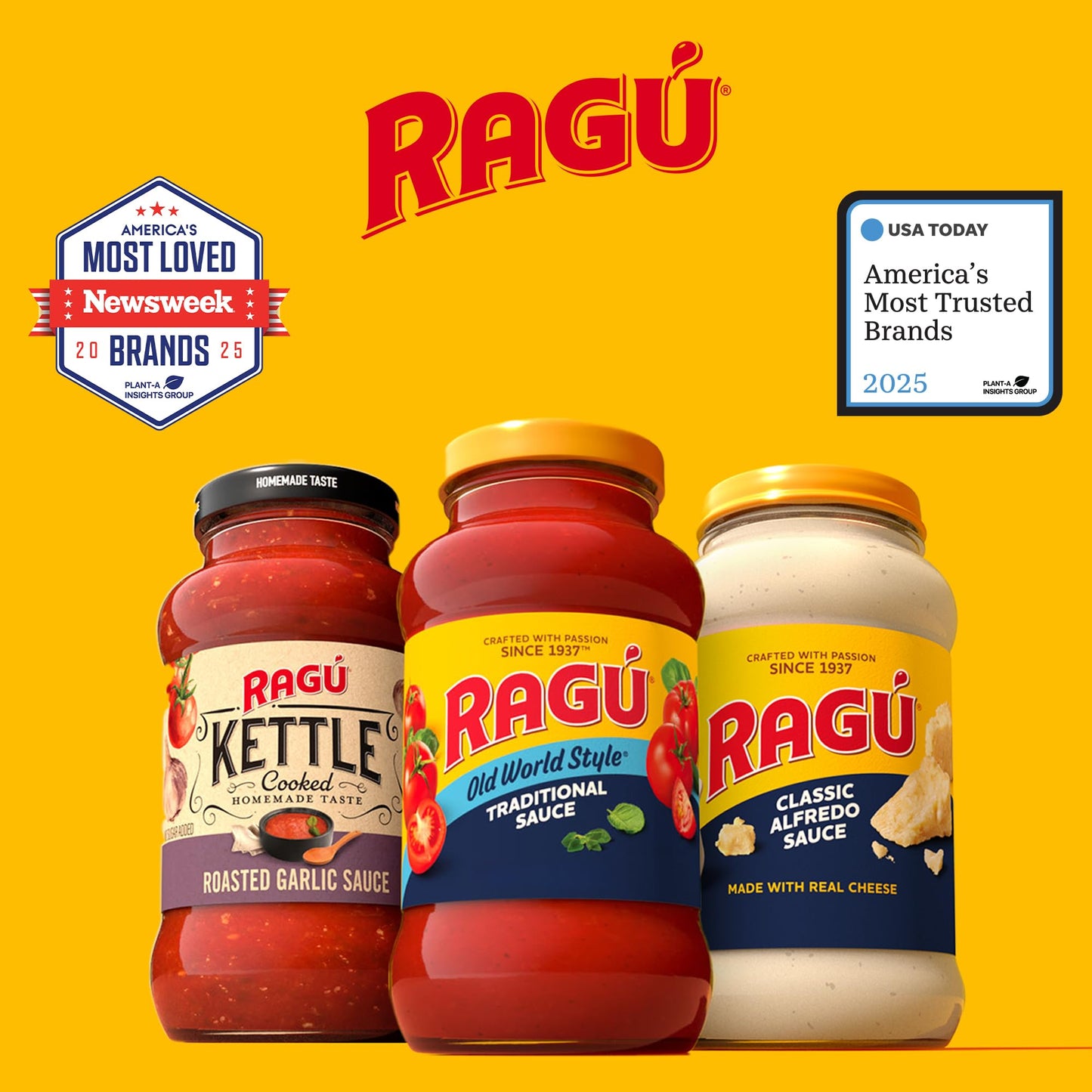 Ragu Old World Style Traditional Sauce, Made with Olive Oil, Perfect for Italian Style Meals at Home, 45 OZ
