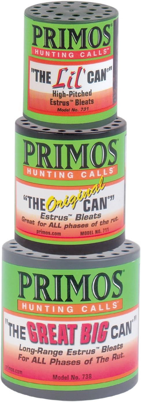Primos The Can Family Pack Compact Design for Authentic Doe and Fawn Vocalizations