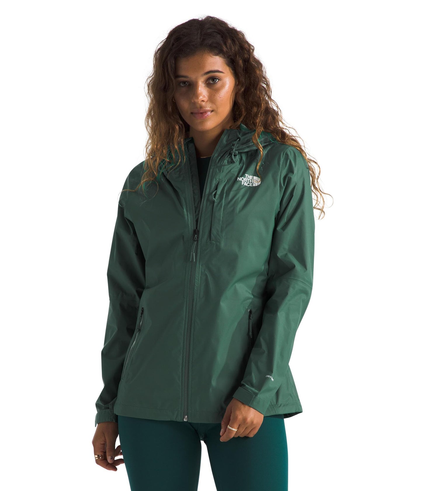 THE NORTH FACE Women's Alta Vista Rain Jacket | 3 Piece Hood With Adjustable Cinch-cord, Waterproof, Breathable