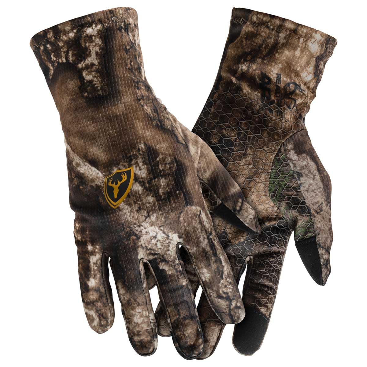 SCENTBLOCKER Shield Series S3 Touch Text Gloves, Hunting Gloves for Men