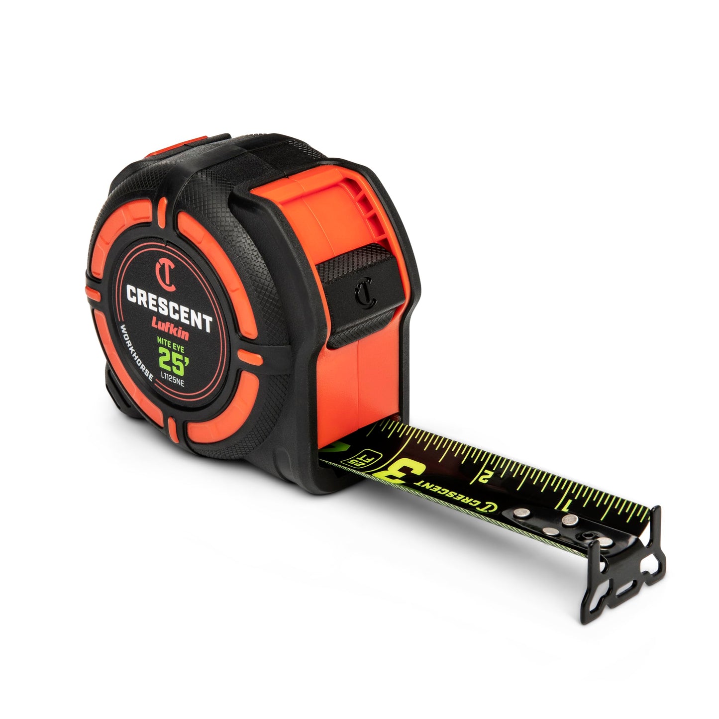 Crescent Lufkin 25 Ft. WORKHORSE NITE EYE Tape Measure | L1125NE