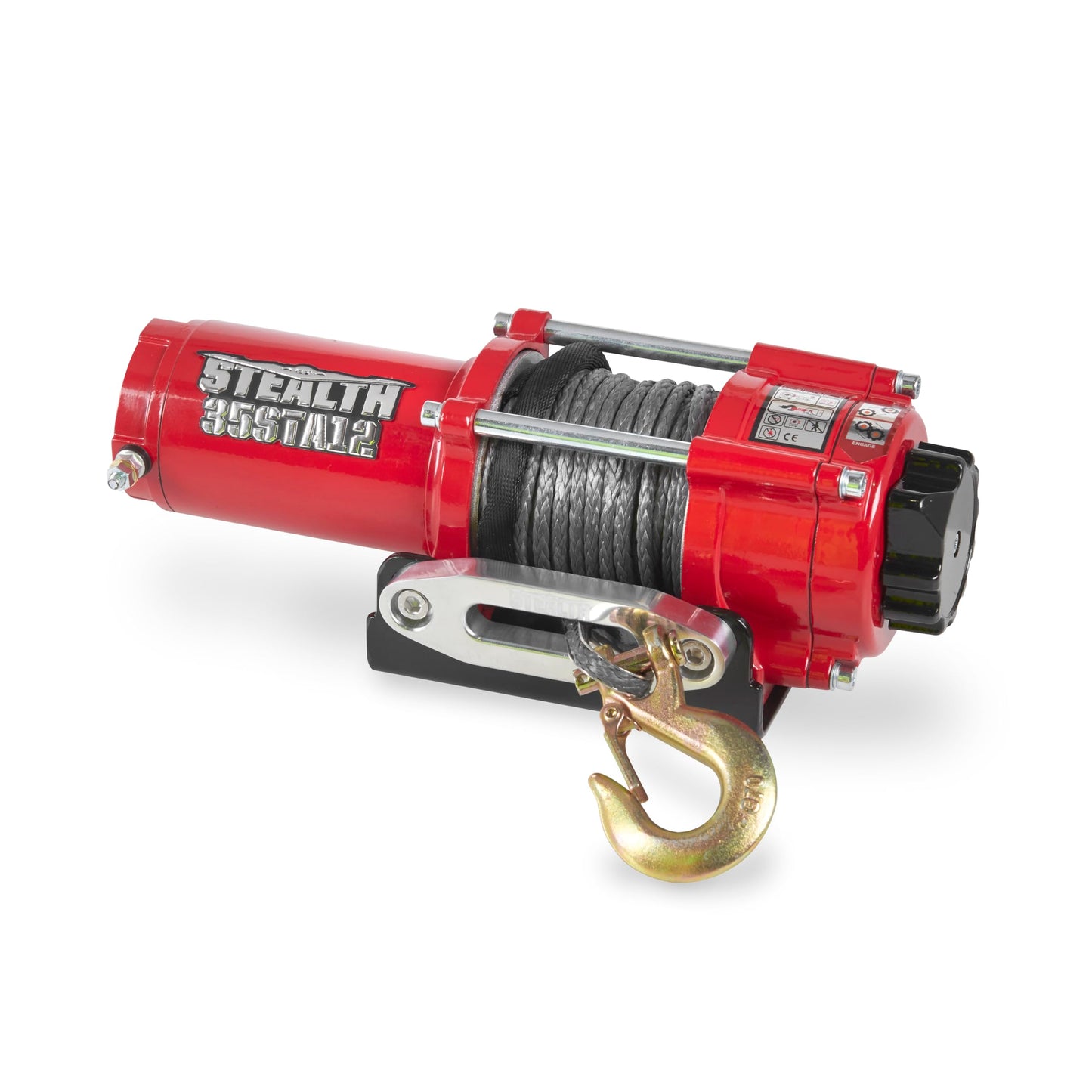 Stealth Winches 13500lb Truck Winch 12V Electric Winch with 2 Wireless remotes and Steel Rope, Perfect for SUV Towing Trailer Winch, Hook, Weatherproof, with Roller Fairlead, Heavy Duty