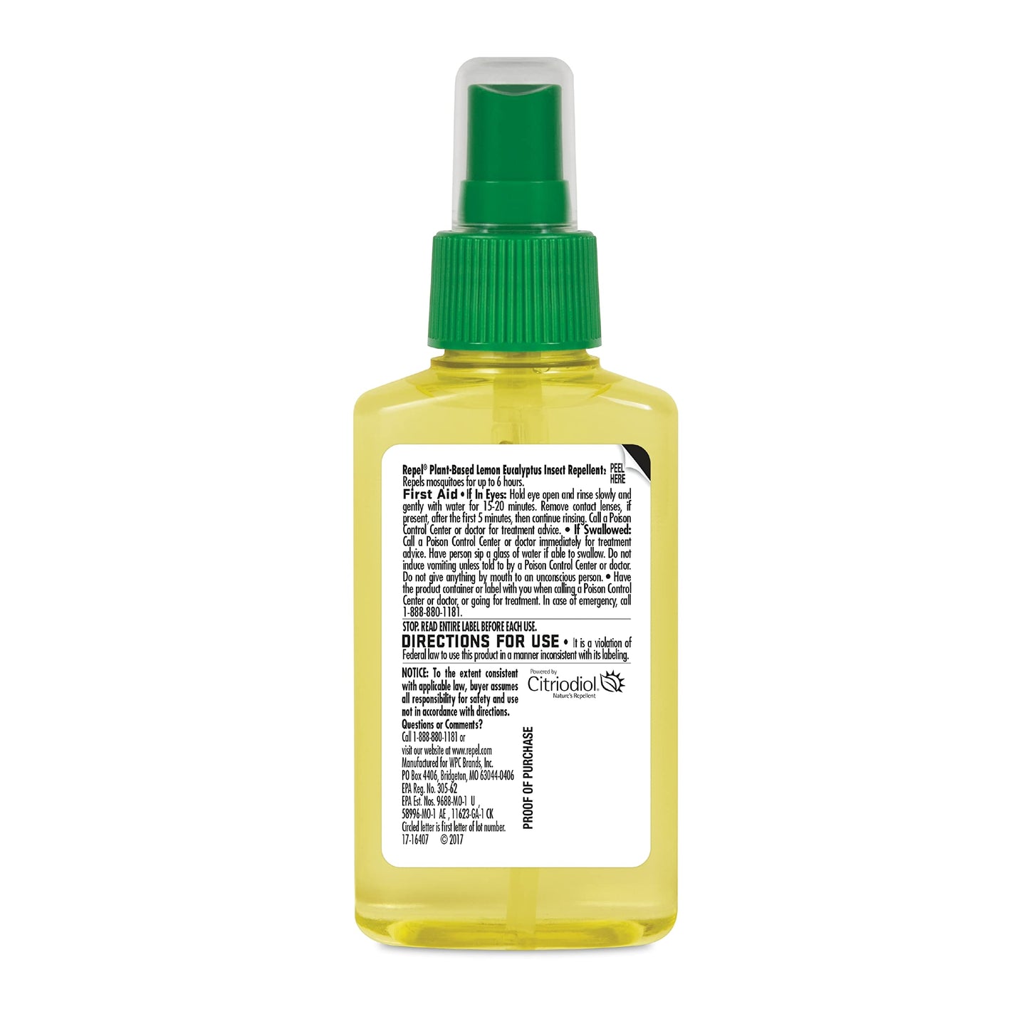 Repel 100 Insect Repellent, Pump Spray, 4-Fluid Ounces, 10-Hour Protection