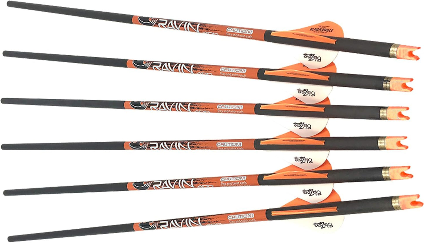 Ravin Carbon Crossbow Arrows 400 Grain .003 - Six Pack, UPC :815942021385