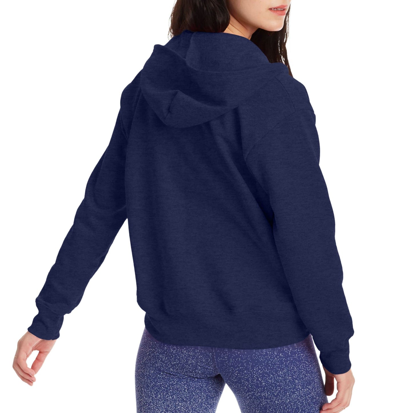 Hanes Women's Hoodie, Ecosmart Fleece Full-zip Hoodie, Zip-up Hooded Sweatshirt