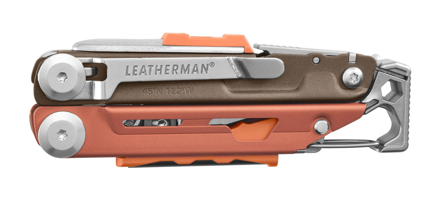 LEATHERMAN, Signal, 19-in-1 Multi-tool for Outdoors, Camping, Hiking, Fishing, Survival, Durable & Lightweight EDC, Made in the USA, Topographical Print