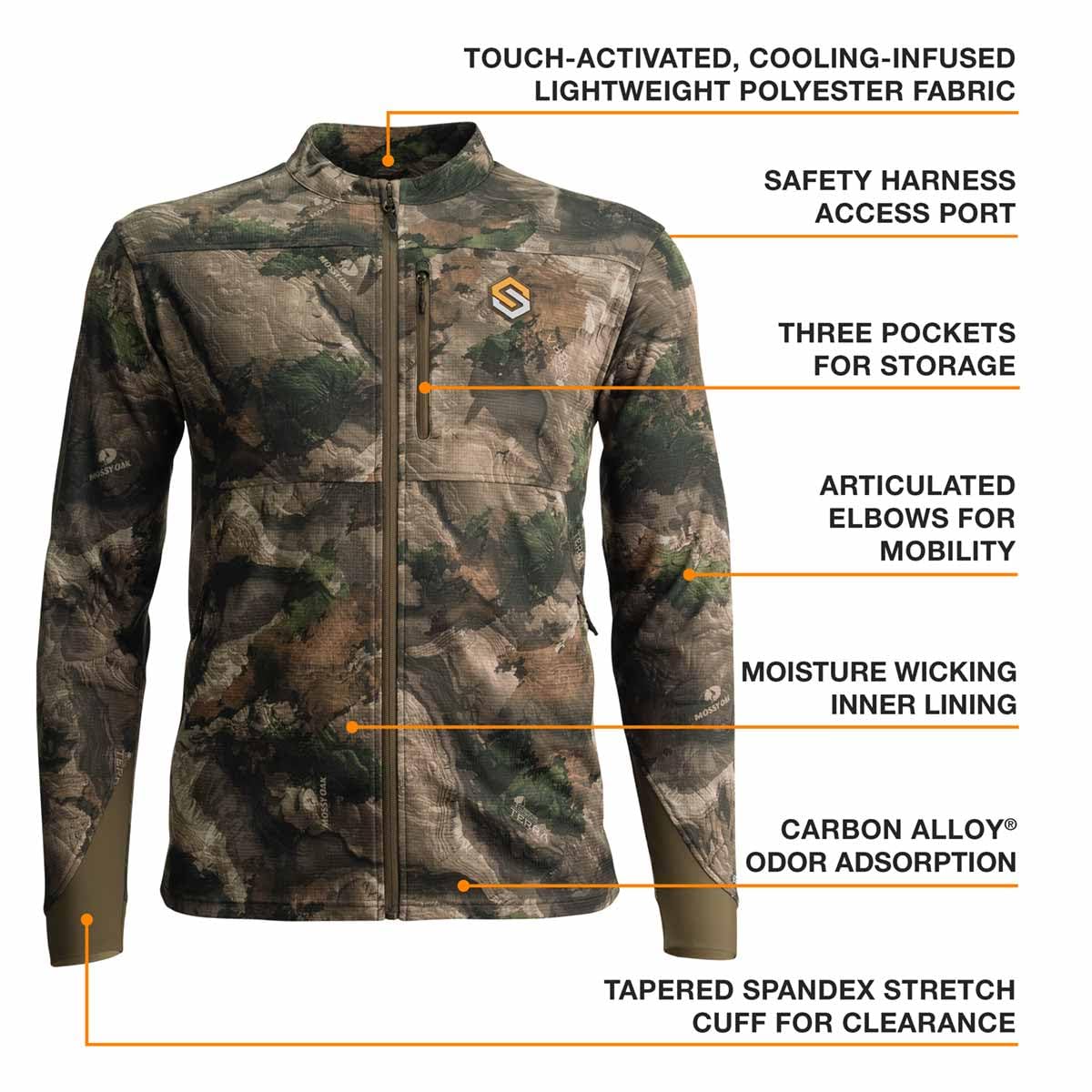 ScentLok Savanna Lightweight Camo Hunting Jacket for Men
