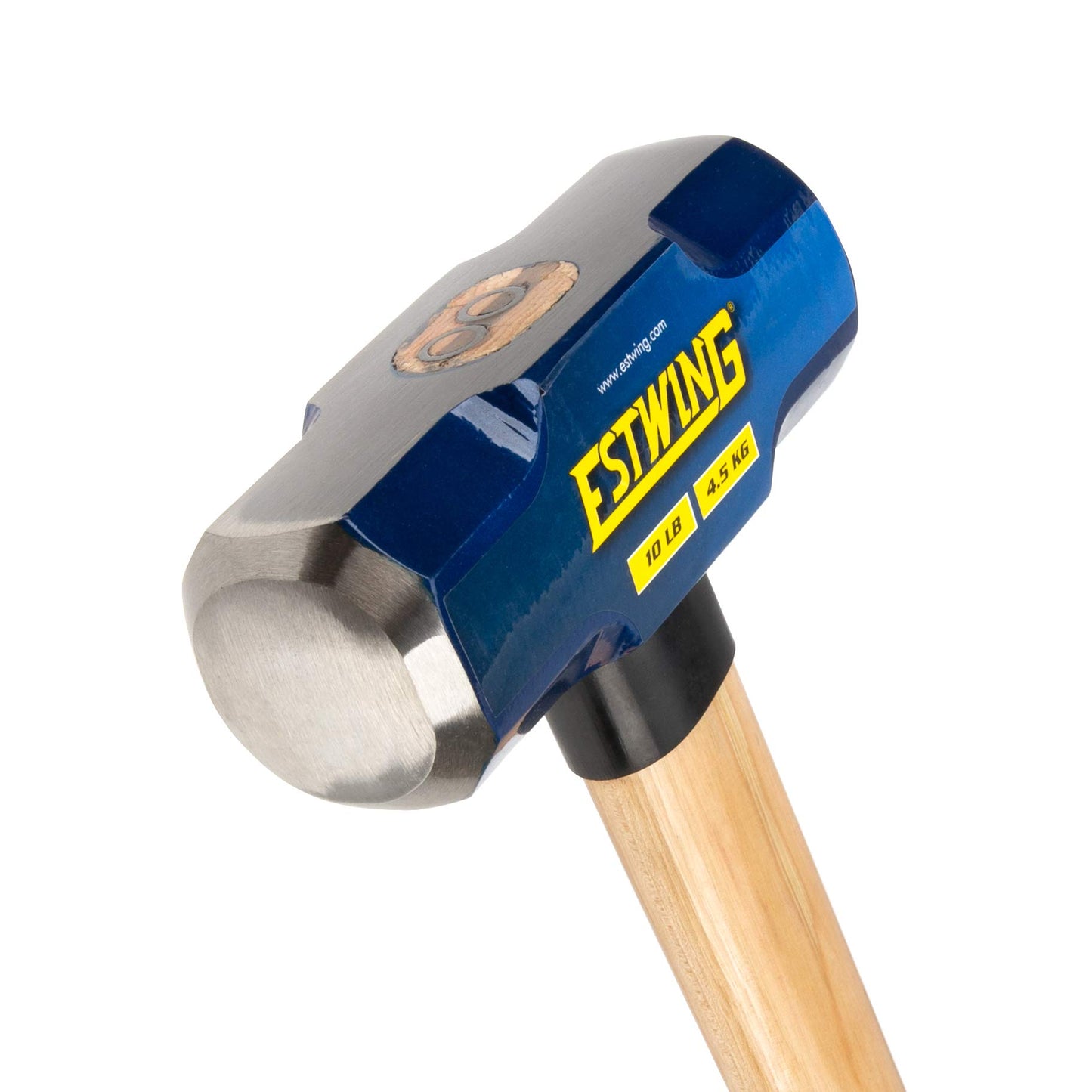 Estwing 16-Pound Hard Face Sledge Hammer for Demolition/Stake Driving, 50-55 HRC, 36-Inch Fiberglass Handle, Overstrike Protection, Textured Grip