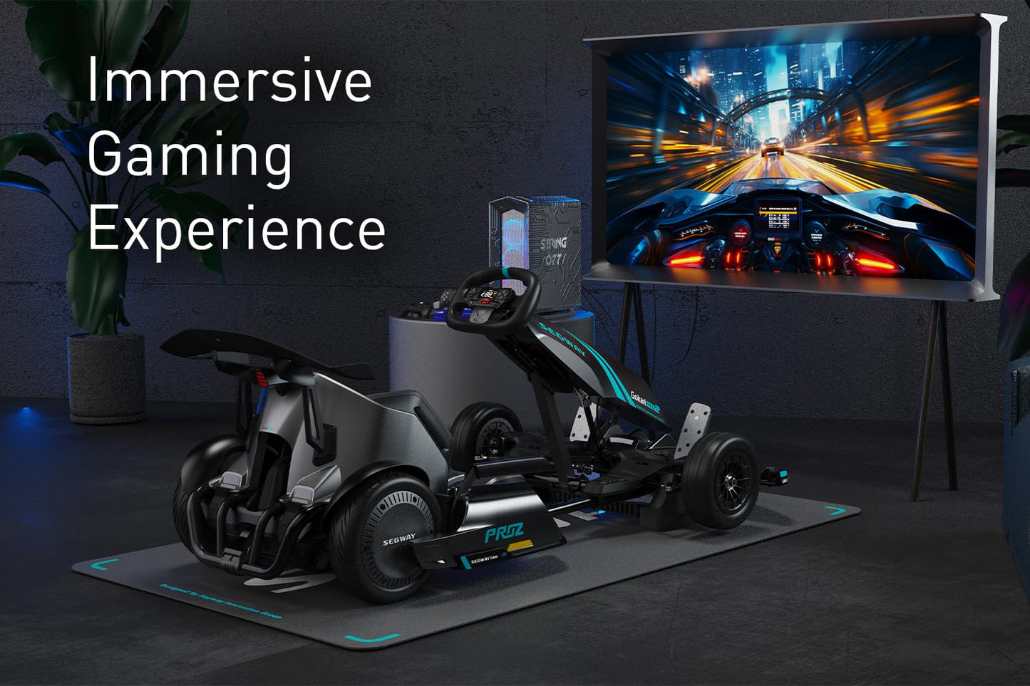 Segway Ninebot Gokart Pro and Gokart Pro 2, Electric Go Kart with Enhanced Safety Features, High-Speed Racing and Immersive Gaming Combo, Ultimate Drift Experience for Ages 14+, Up to 15.5 Miles