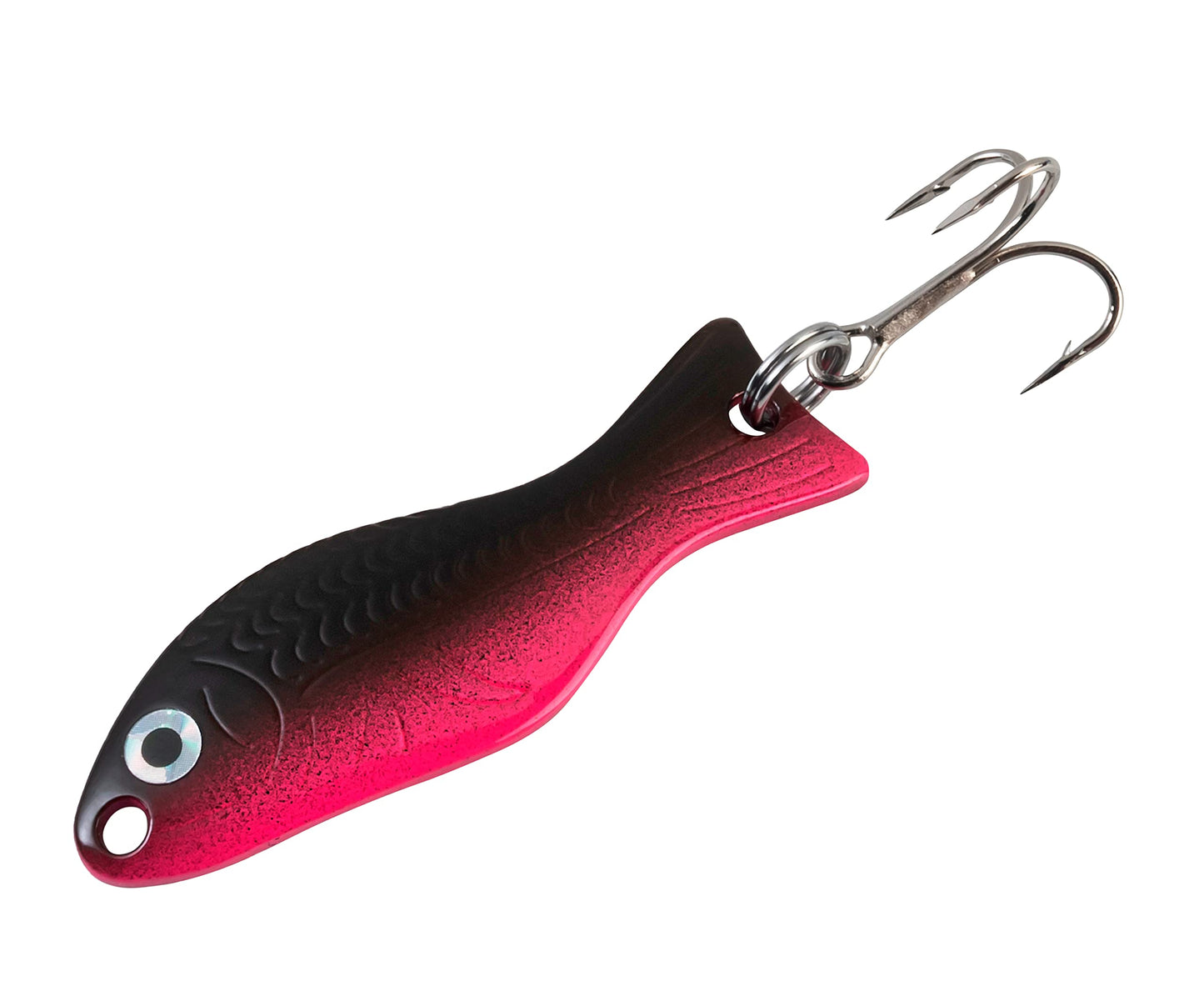 AL's Goldfish Lure Company, Rust Free Goldfish Freshwater Fishing Spoon, Treble Hook, Trout, Salmon, Bass, Walleye, Crappie, Panfish, and Pike. Sizes 3/16 oz., 1/4 oz. or 1/2 oz