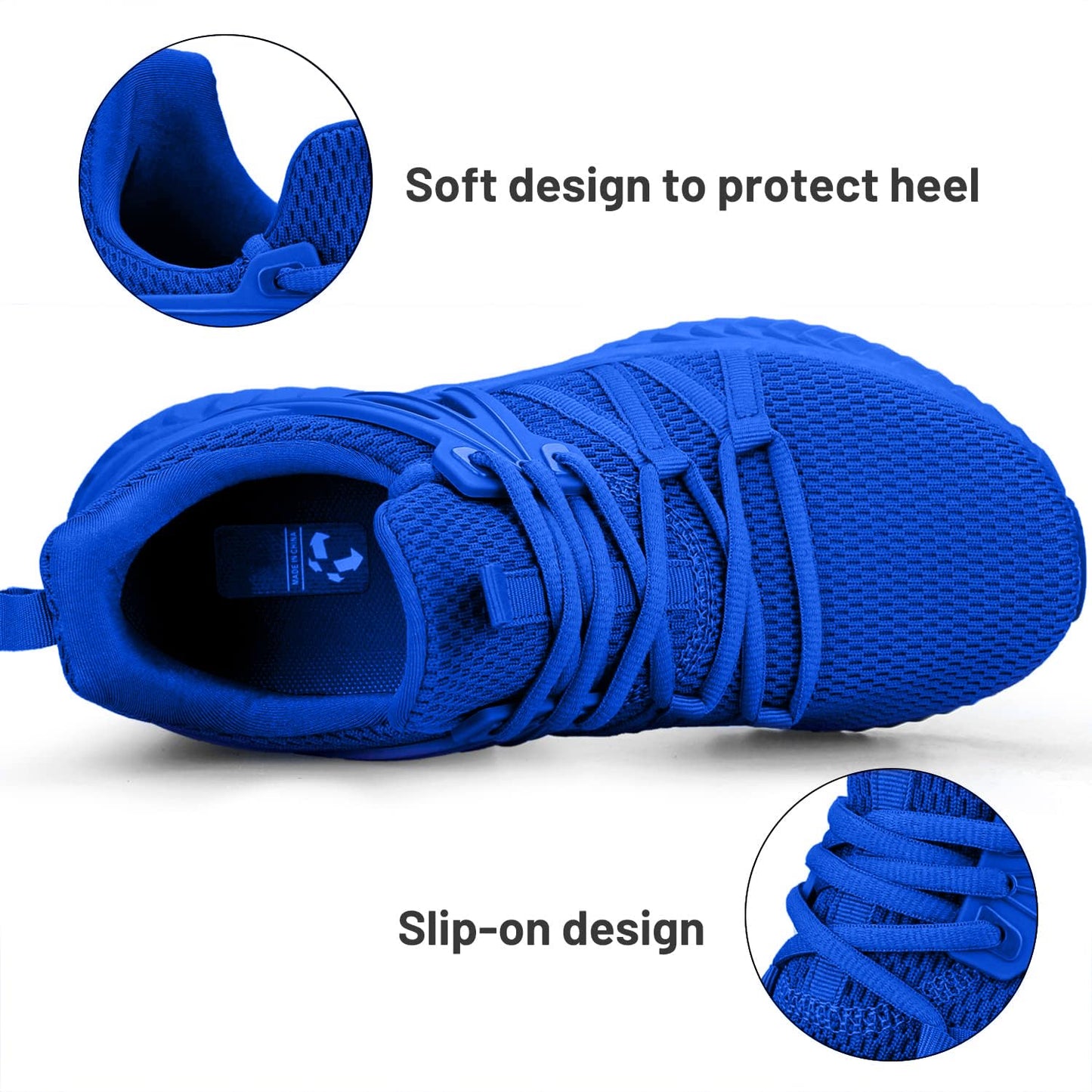 Abboos Womens Slip On Sneakers Women Walking Tennis Shoes Lightweight Casual Sneakers for Gym Travel Work