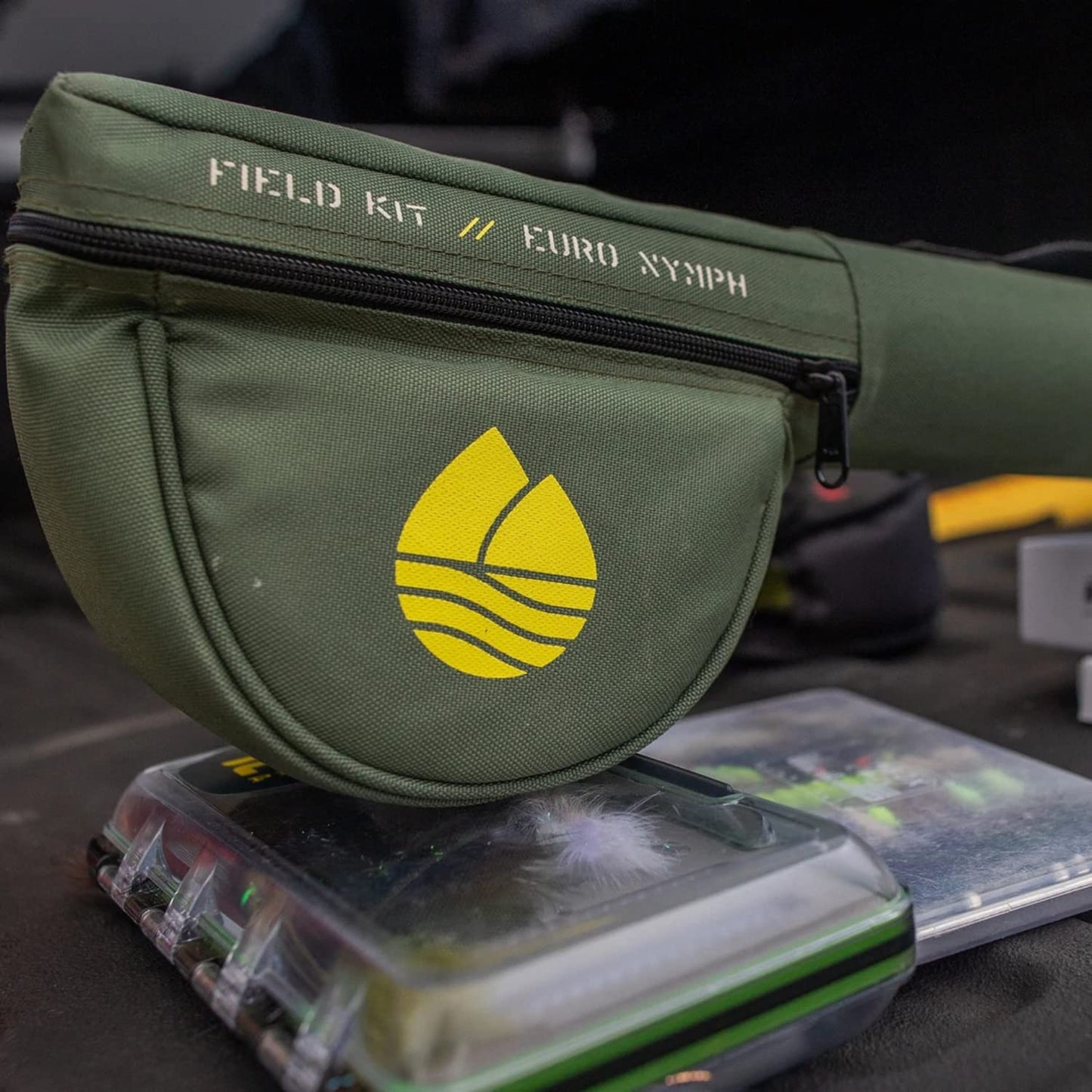 Redington Fly Fishing Field Kit, Fly Rod and Reel Combo Starter Kit, Line and Carrying Case Included