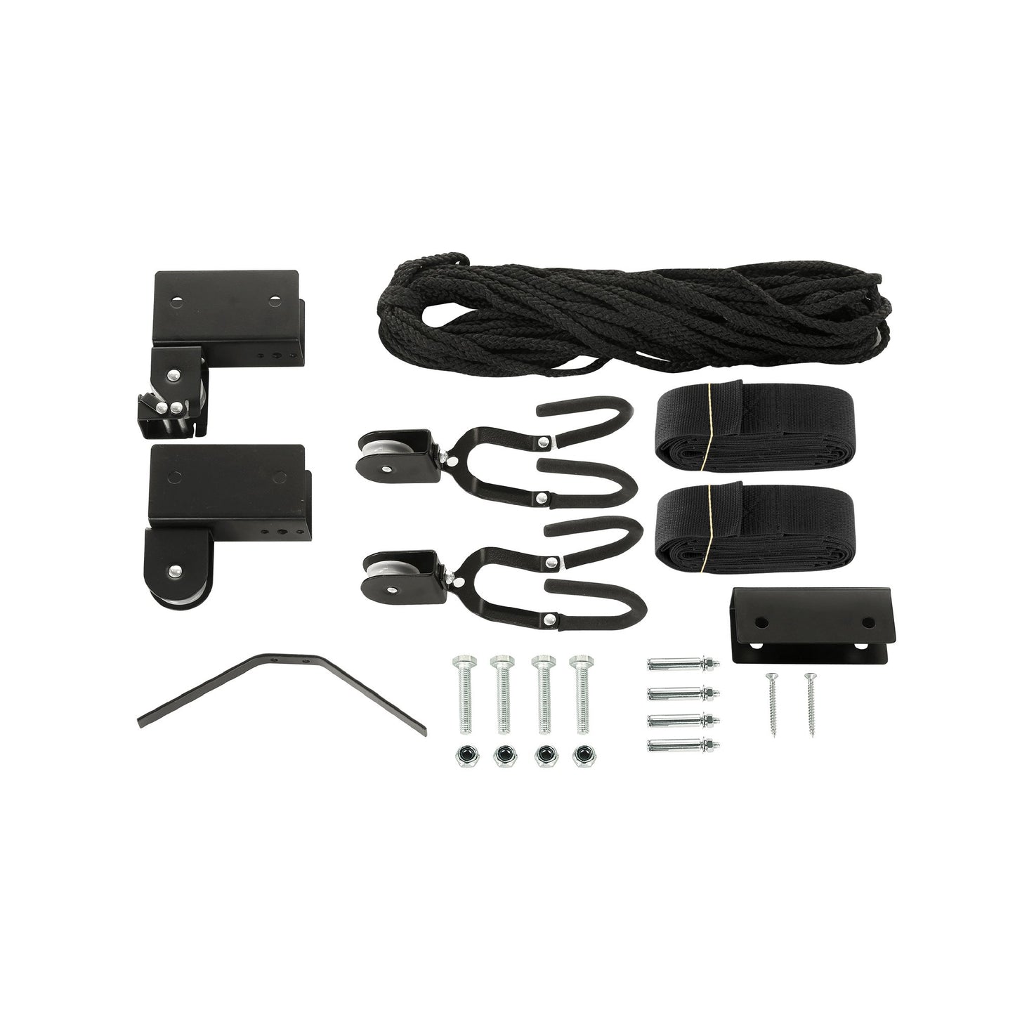 Kayak Storage Hoist - Overhead Pulley System with 125lb Capacity for Canoes, Bikes, Ladders, and More - for up to 12-Foot Ceilings