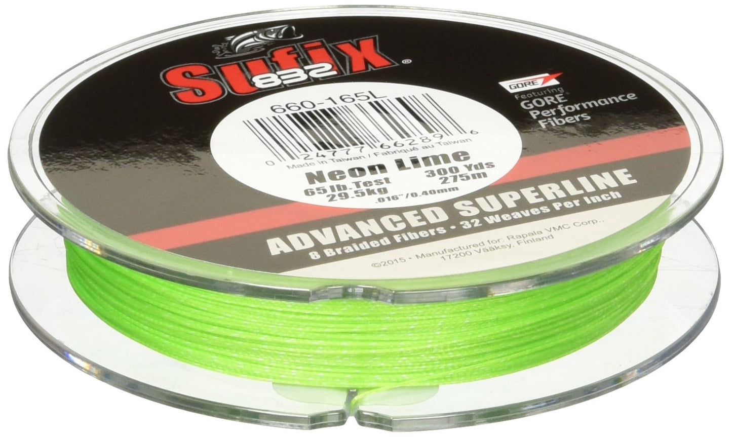 Sufix 832 Advanced Superline Braid -300 yards