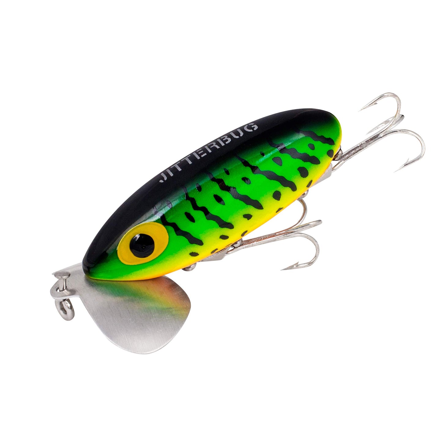 Jitterbug Topwater Bass Fishing Lure - Excellent for Night Fishing